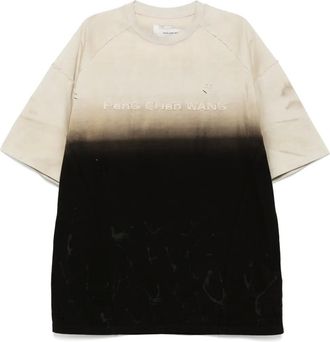 Feng Chen Wang T-shirt con applicazione - Nero