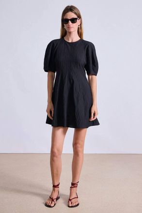 Apiece Apart Bettina Mini Dress In Black