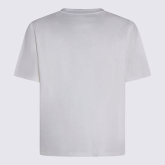 Maison Margiela Mens T-Shirts And Polos White _100 % Co