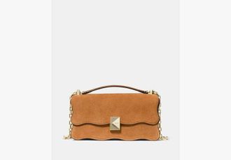 Kate Spade New York Deco Wavy Suede Mini Crossbody Bag
