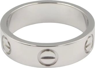 Cartier 2010s 18kt witgouden Love ring - Zilver