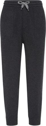 Brunello Cucinelli Knit joggers in Charcoal at Nordstrom, Size Xxx-Large Eu
