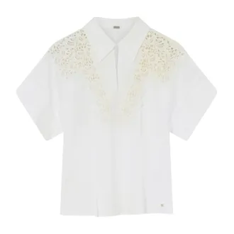 Gustav Overhemden, Dames, Wit, M, 1004-Cl Blouse