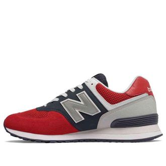 New Balance 574 Pebbled Sport Team Red ML574SRF
