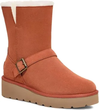 Koolaburra by UGG Womens Koolaburra by UGG Kelissa Short Boots Red Faux Fur Lined HTAT434
