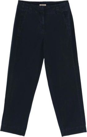 Woolrich Cropped Broeken - Dames - Vrijetijds broeken - Blauw - W27 - Broeken