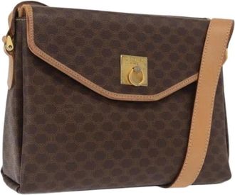 Celine Pre-owned Cross Body Bags, female, Brown, Size: ONE SIZE Pre-owned Plastic Cross Body Bag