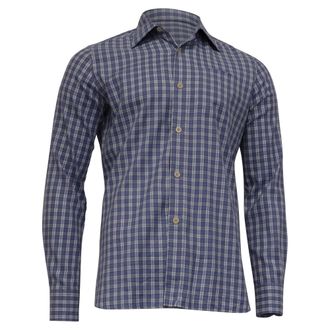 Tom Ford Plaid Button Down Shirt in Light Blue Cotton