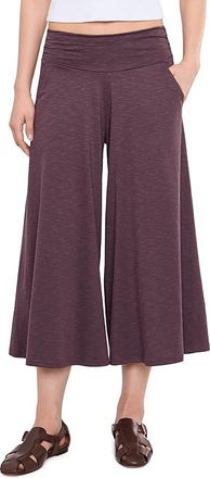 Toad&Co Chaka Culotte Pants Womens Dress Pants Raisin : SM (US 4-6) 21.5, Cotton/Elastane/Lyocell