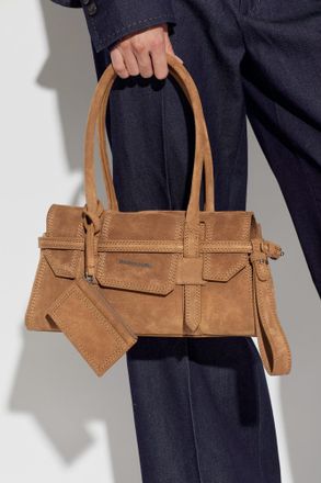 Dsquared2 Suede Handbag, Womens, Brown