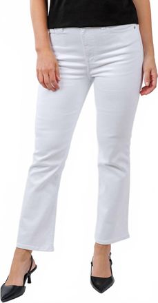 Pistola Denim Lennon High Rise Crop Boot Jeans In Vivid White