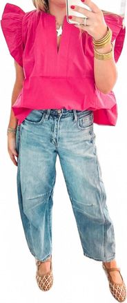 Flying Monkey Dart Barrel Jeans In Light Wash