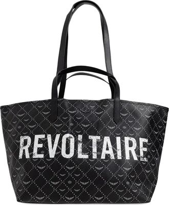 Zadig&Voltaire Borsa tote con stampa - Nero