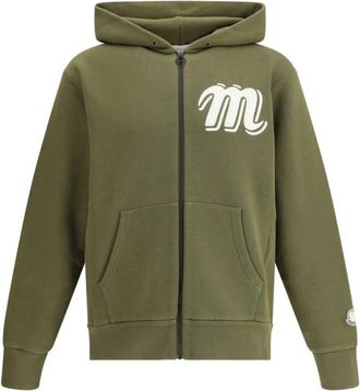 Moncler Nigo x Mercedes-Benz Hoodie - Heren - Vesten met rits - Groen - XL - Katoen - Hoodies & sweatvesten