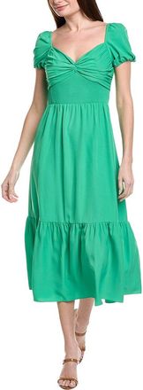 Adrianna Papell Short Sleeve Midi Dress