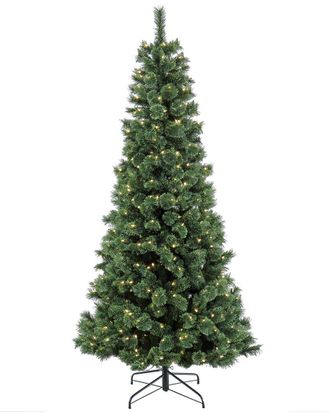 National Tree Company 7.5Ft Pre-Lit Pilchuck Pine Tree With Led Lights