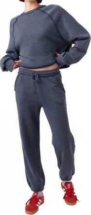 Bloomingdale's Long Sleeve Sweatshirt In Navy