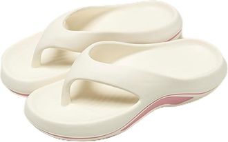 Generic Womens Orthopedic Flip Flops with Arch Support Plantar Fasciitis Walking Platform Recovery Sandals Ladies Corrective Sports Sandal Open Toe Thick Cush