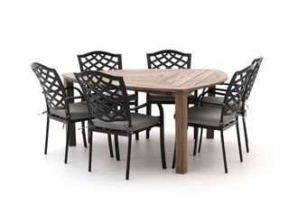 Hartman Hartman Berkeley/Triangular 170cm dining tuinset 7-delig