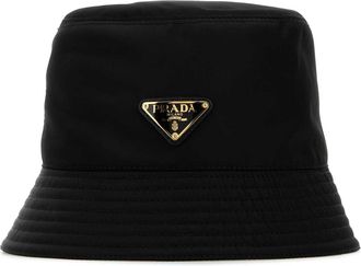 Prada Womens Black Re-Nylon Bucket Hat Nero1 Cappelli E Fasce Per Capelli