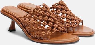 Souliers Martinez Mariza 60 leather mules