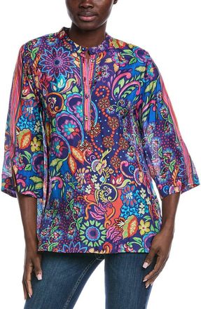 Johnny Was Yuri Silk Tunic