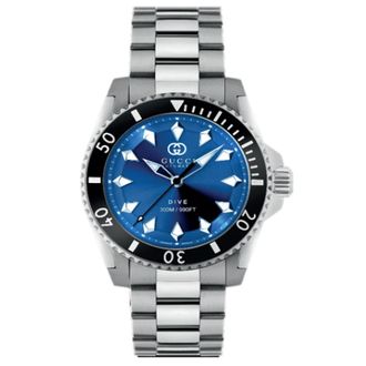 Gucci Duikhorloge - Dames - Horloges - Grijs - ONE Size - Accessoires