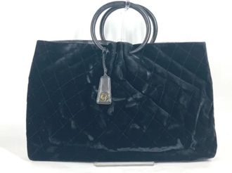 Chanel Pre-owned Fur chanel-bags - Dames - Vintage Handtas - Zwart - ONE Size - Leer - Vintage