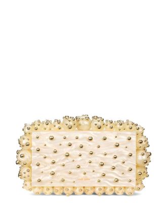 Cult Gaia Eos clutch met kralen - Beige