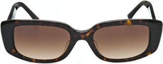 Bulgari Ladies Brown Rectangular Sunglasses 0BV8259F-501/T3