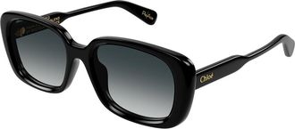 Chloé CH0225SK Asian Fit 001 Womens Sunglasses Black Size 55
