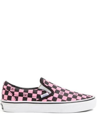 Valentino Garavani x Vans Sneakers VLogo a quadri - Rosa