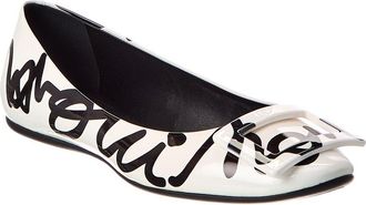Roger Vivier Leather Flat