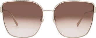Chopard Brown Gradient Cat Eye Ladies Sunglasses SCHG67M 0A39 63