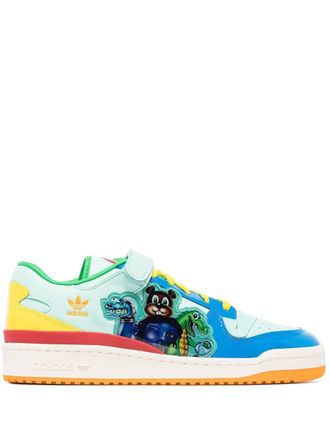 adidas x Kerwin Frost low-top sneakers - men - Leather/Leather/Rubber - 8 - Green