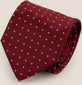 Oswin Hyde Mens Polka Red