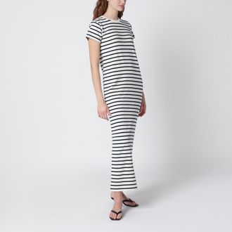 Anine Bing Wynne Striped Maxi Cotton Dress