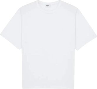 Saint Laurent Cassandre Oversized T-shirt - Heren - T-shirts - Wit - 2XL - Katoen - Tops