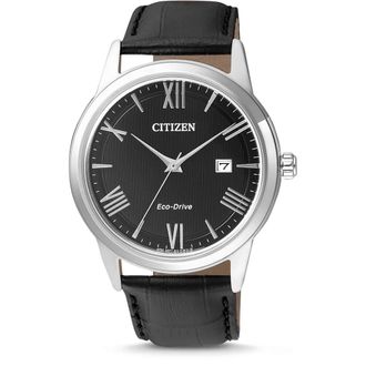 Citizen Mens Black Watch AW1231-07E Leather - One Size