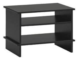 Teulat Design Beistell- oder Nachttisch Inari 54 x 40 cm - Schwarz