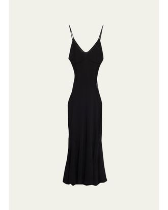 Givenchy Openwork Knit Midi Dress