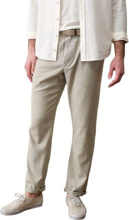 Marine Layer Saturday Slim Straight Leg Chinos in Olive at Nordstrom, Size Xx-Large X 34