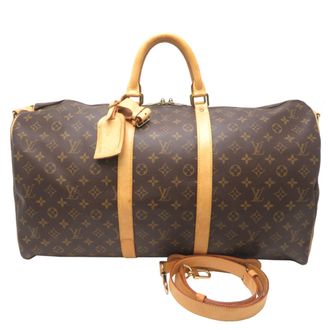 Louis Vuitton Brown Monogram Boston Bag (Pre-Owned)