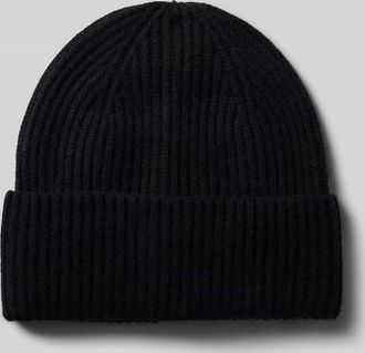 Jack & Jones Jack & Jones Beanie aus Baumwoll-Kaschmir-Mix Modell COPENHAGEN in Black, Größe 1