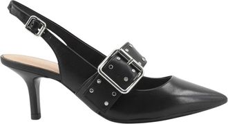 Geox Pumps - Dames - Pumps - Zwart - 36 EU - Leer - Schoenen