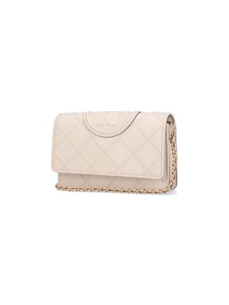 Tory Burch Womens Wallets White Body: Lamb Leather