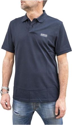 Barbour Tops, Heren, Blauw, L, Katoen, Seurat Revere Polo