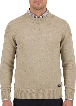 N-Z-A- NEW ZEALAND AUCKLAND Trui New Zealand Melange beige ronde hals