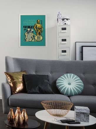 Komar Wandbild »Star Wars Beep Boop« Disney Set, 1 Stk. tlg. 40 x 50 cm (Breite x Höhe) - Kinderzimmer, Dekoration