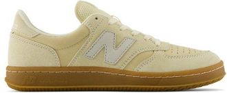 New Balance Unisex T500 en Beige/Blanco, Cuero, Talla 40.5